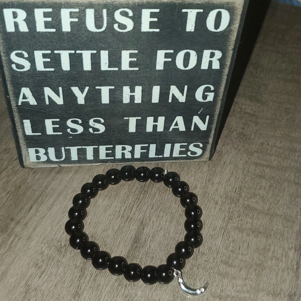 Moon with jewels bracelet